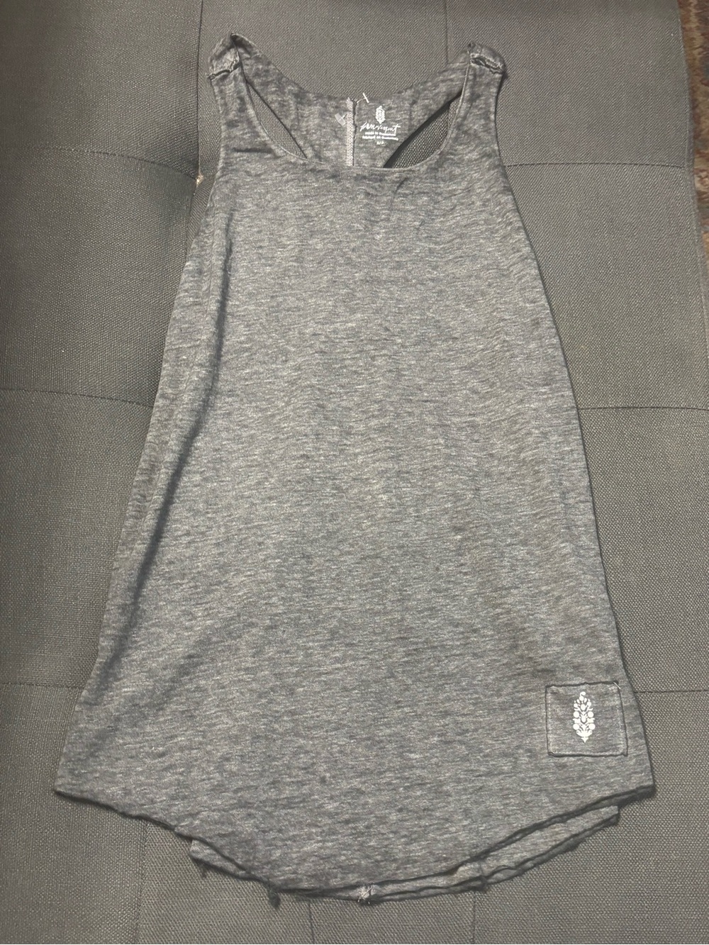 Free People Gray Tank top Size Small